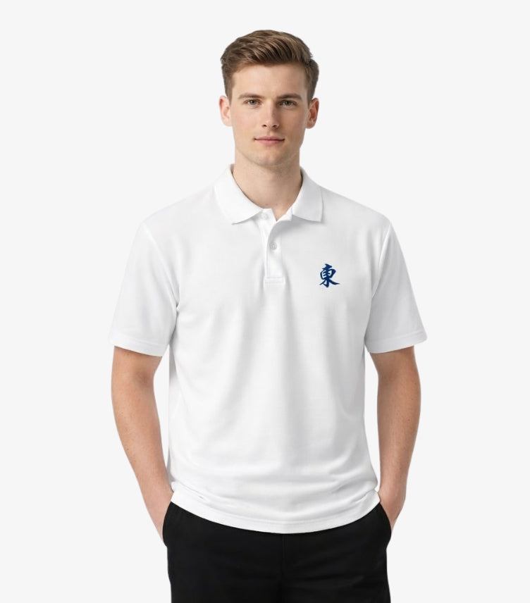 MEN’S CLASSIC WHITE POLO T-SHIRT